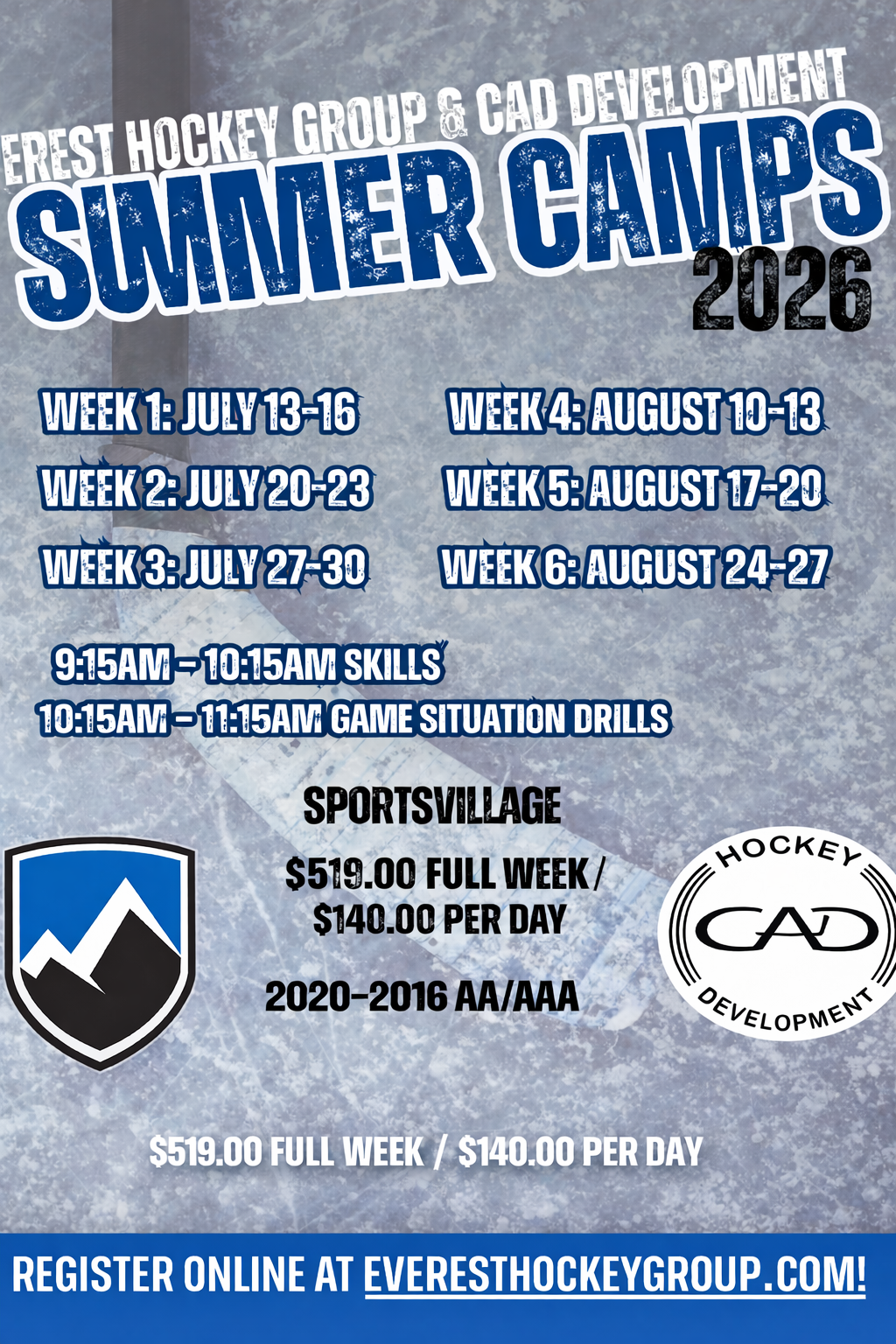 Weekly Summer Camps - 2026